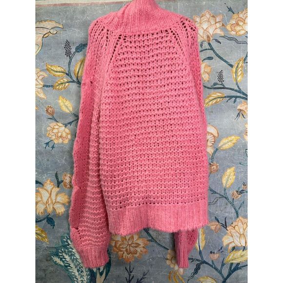 Free People Love Shack Fancy Leyland Turtleneck Sweater - Picture 7 of 8